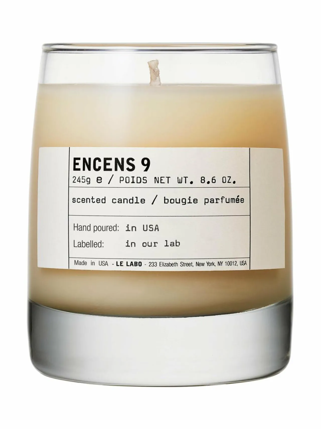 Le Labo Encense 9 Classic Candle -tuoksukynttilä^ Huonetuoksut & Tuoksukynttilät