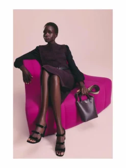 Käsilaukut<Longchamp Epure Timeless -nahkalaukku 061 EGGPLANT