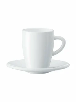 Kahvin- & Vedenkeittimet<Jura Espressokuppi ja aluslautanen 2 kpl WHITE