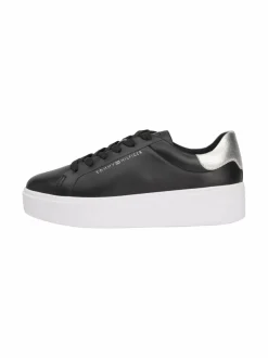 Urheilujalkineet|Tennarit & Sneakerit<Tommy Hilfiger Essential Platform Court -sneakerit BDS BLACK/SILVER