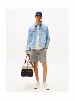 Housut<Tommy Hilfiger Essential Terry -collegeshortsit P91 MEDIUM GREY HEATHER