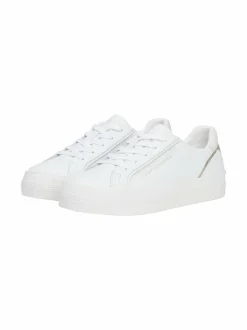 Urheilujalkineet|Tennarit & Sneakerit<Tommy Hilfiger Essential Vulc -nahkasneakerit 0HT WHITE/GOLD