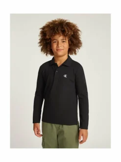 Pitkähihaiset Trikoopaidat<Calvin Klein Kids Essential-pikeepaita BEH CK BLACK