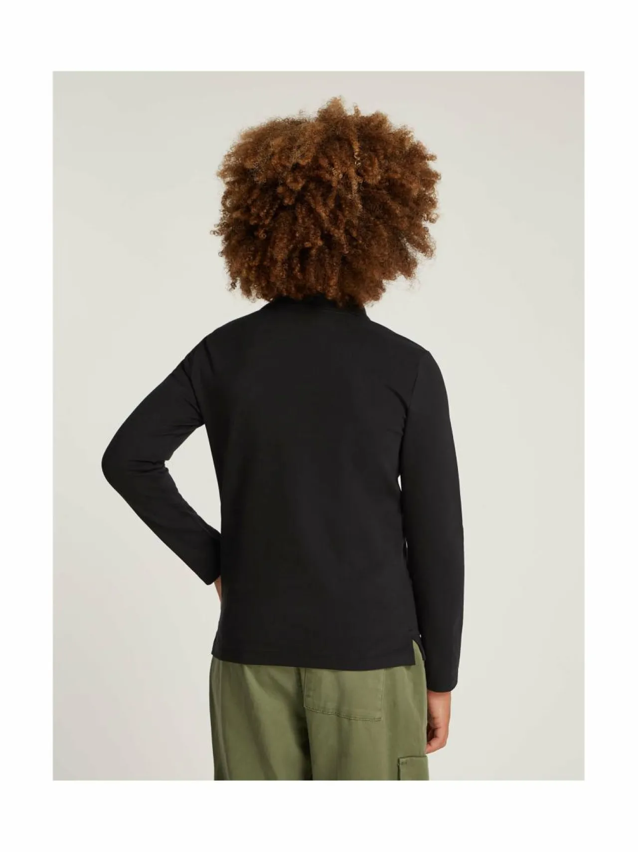 Pitkähihaiset Trikoopaidat<Calvin Klein Kids Essential-pikeepaita BEH CK BLACK