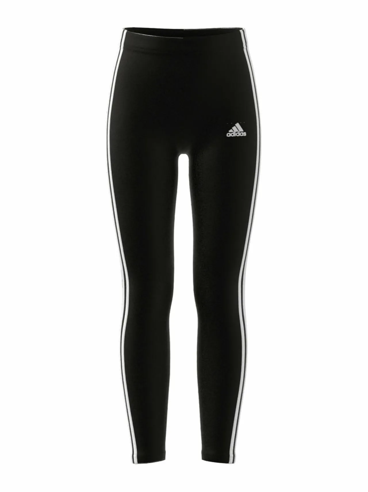 Collegehousut & Leggingsit<adidas Performance ESSENTIALS 3 STRIPES -leggings BLACK/WHITE