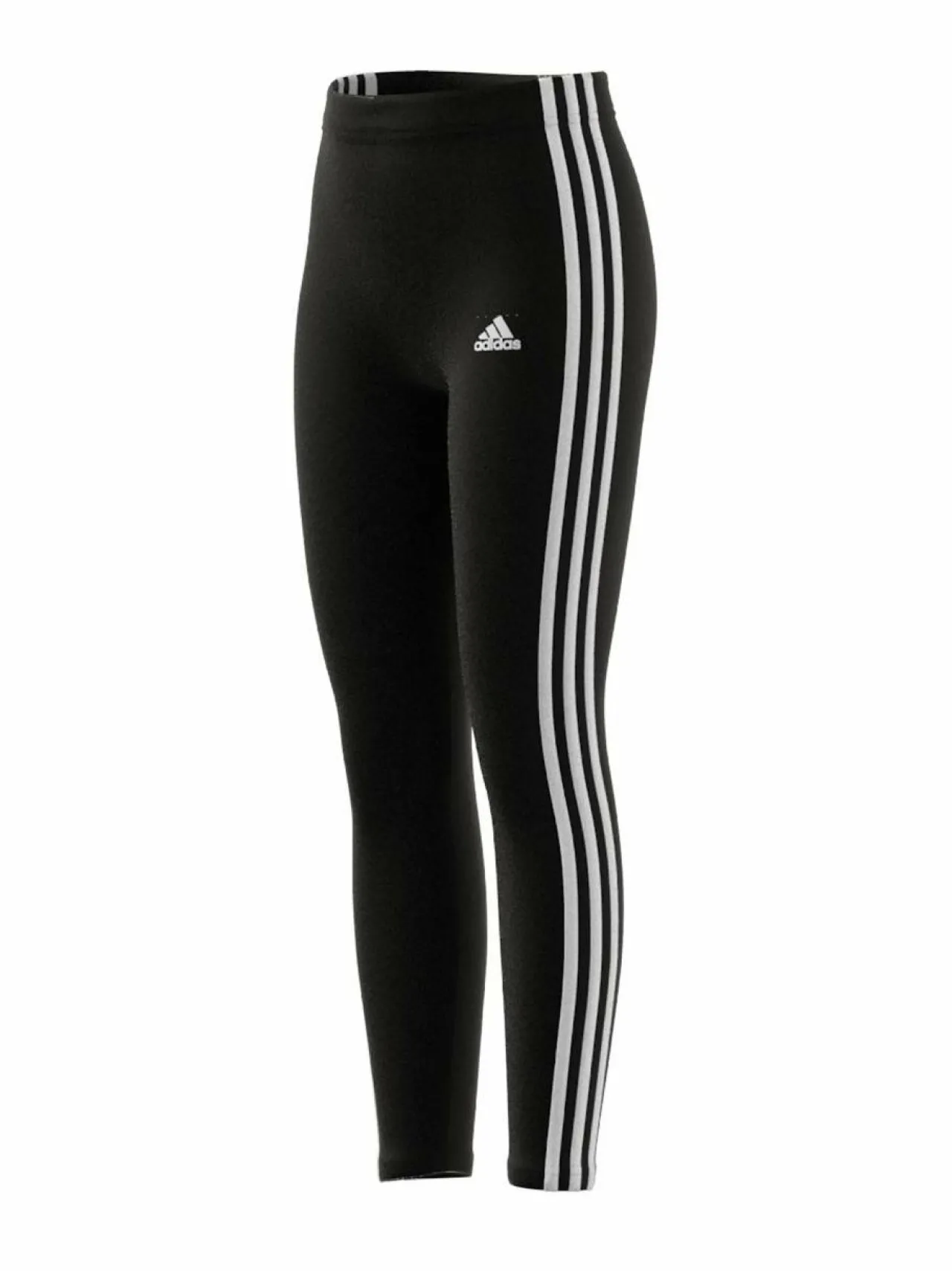 Collegehousut & Leggingsit<adidas Performance ESSENTIALS 3 STRIPES -leggings BLACK/WHITE