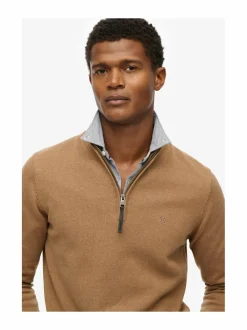 Superdry Essentials Cotton Half Zip -neule^ Neuleet