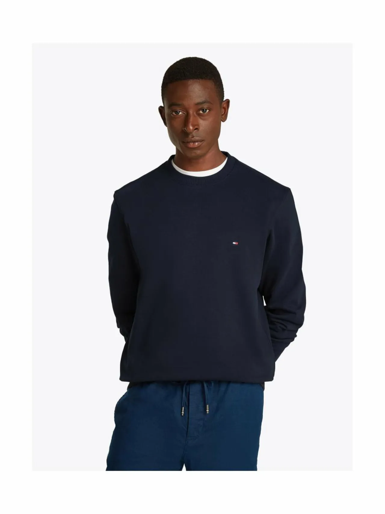 Paidat<Tommy Hilfiger Essentials Terry -collegepaita DW5 DESERT SKY