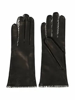 Käsineet<Sauso Etta-nahkakäsineet BLACK/ZEBRA