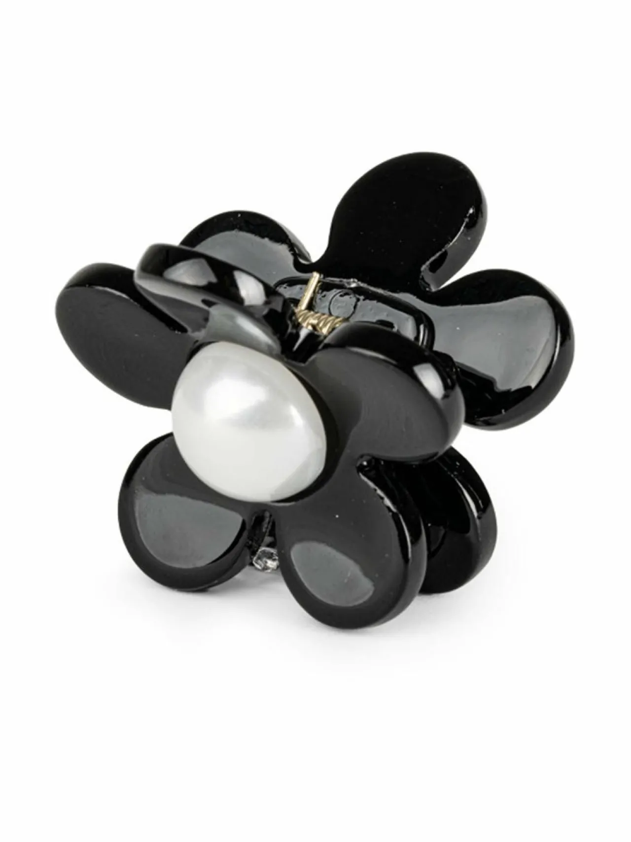 Hiustarvikkeet<Sui Ava Eva Classic Flower Mini -hiusklipsi BLACK