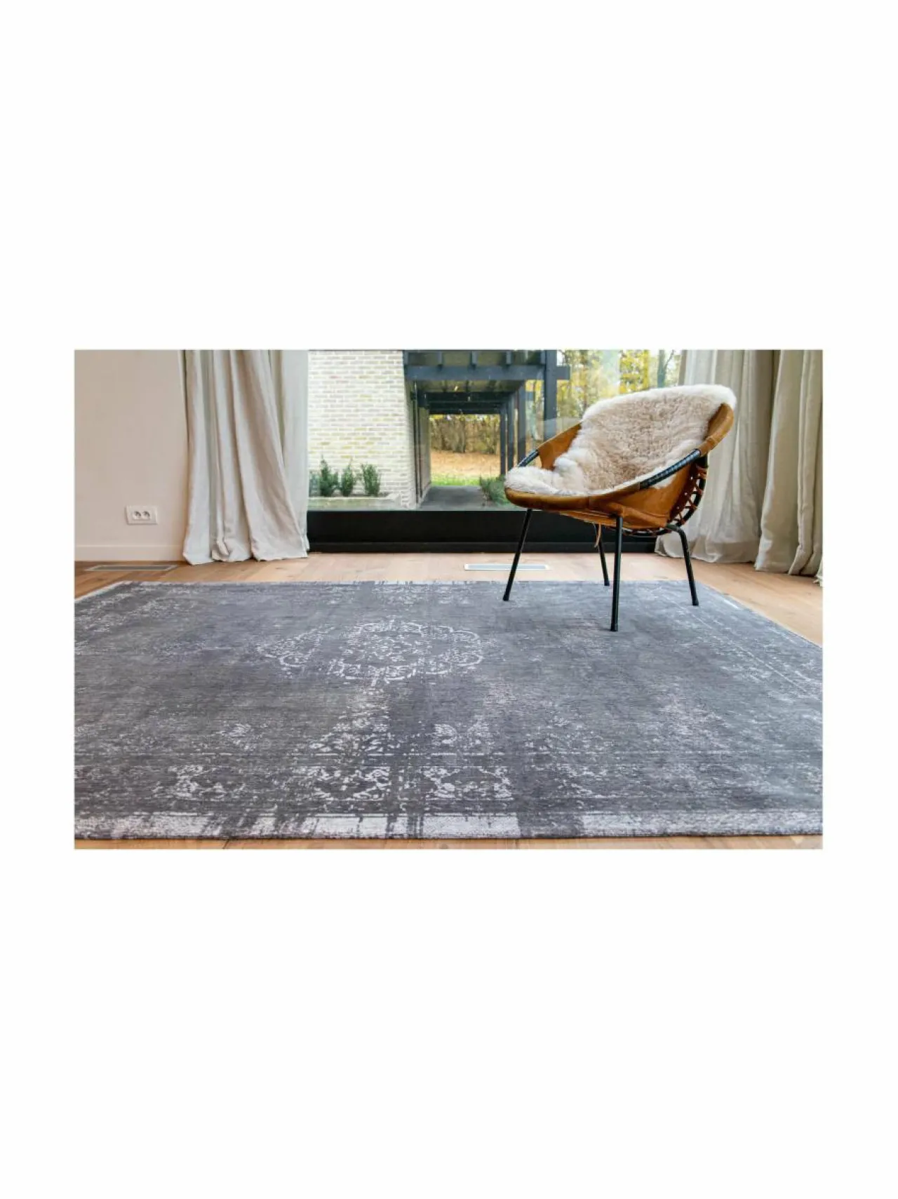 Louis de Poortere Fading World Medallion Stone -matto^ Matot