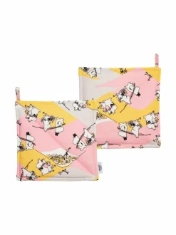 Keittiö- & Kattaustekstiilit<Moomin Arabia Family Time -patalappu, 2 kpl MULTI-COLOUR