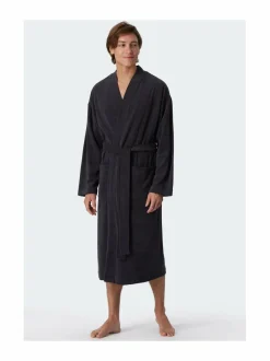 Pyjamat & Kylpytakit<Schiesser Feather Terry -kylpytakki 203 ANTHRACITE