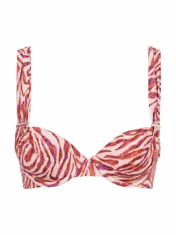 Uima-Asut<Aubade Feline Energy Moulded Plunge -bikiniyläosa PINK TIGER
