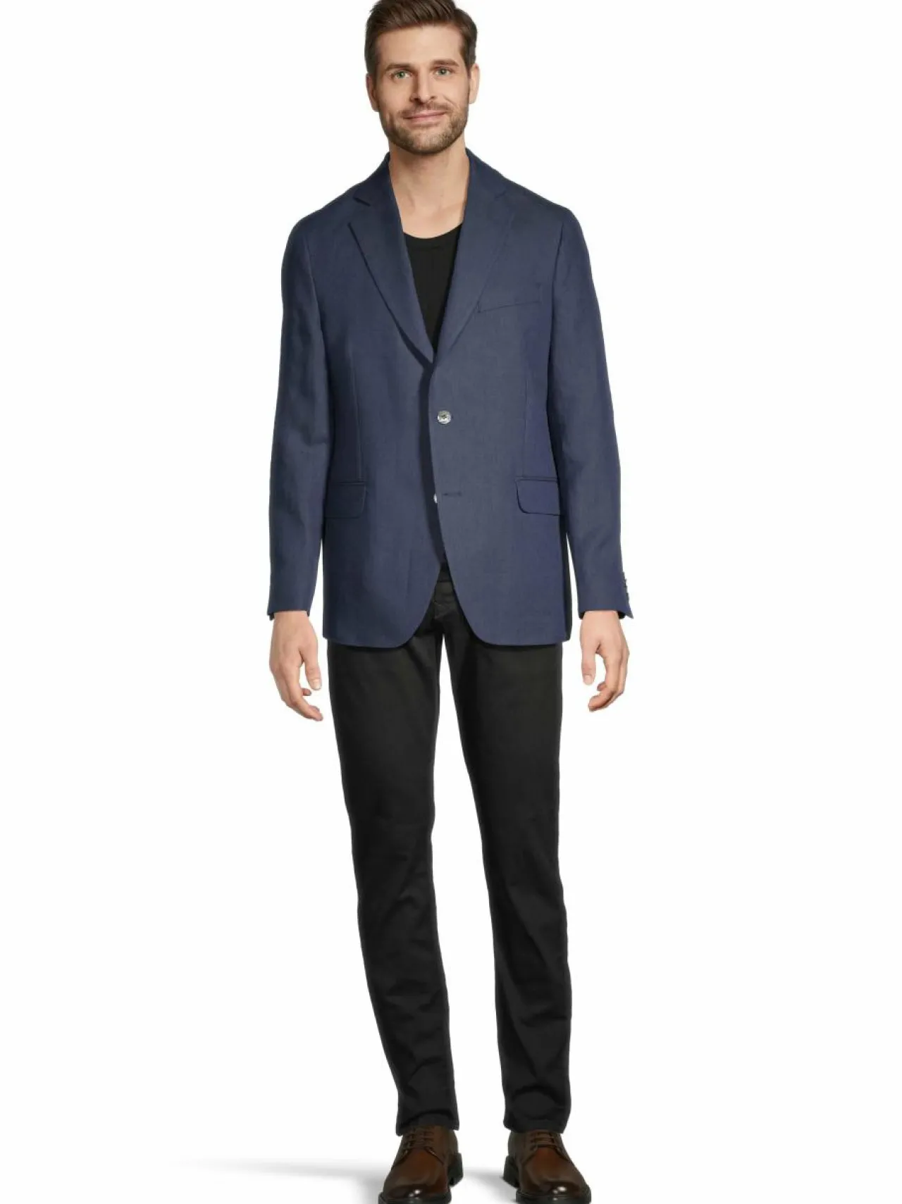 Bleiserit<Oscar Jacobson Ferry Soft -pellavableiseri 210 NAVY