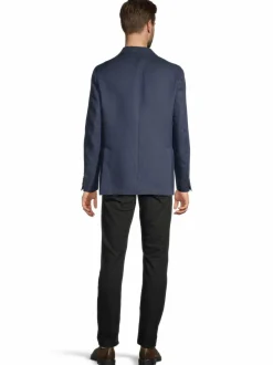Bleiserit<Oscar Jacobson Ferry Soft -pellavableiseri 210 NAVY