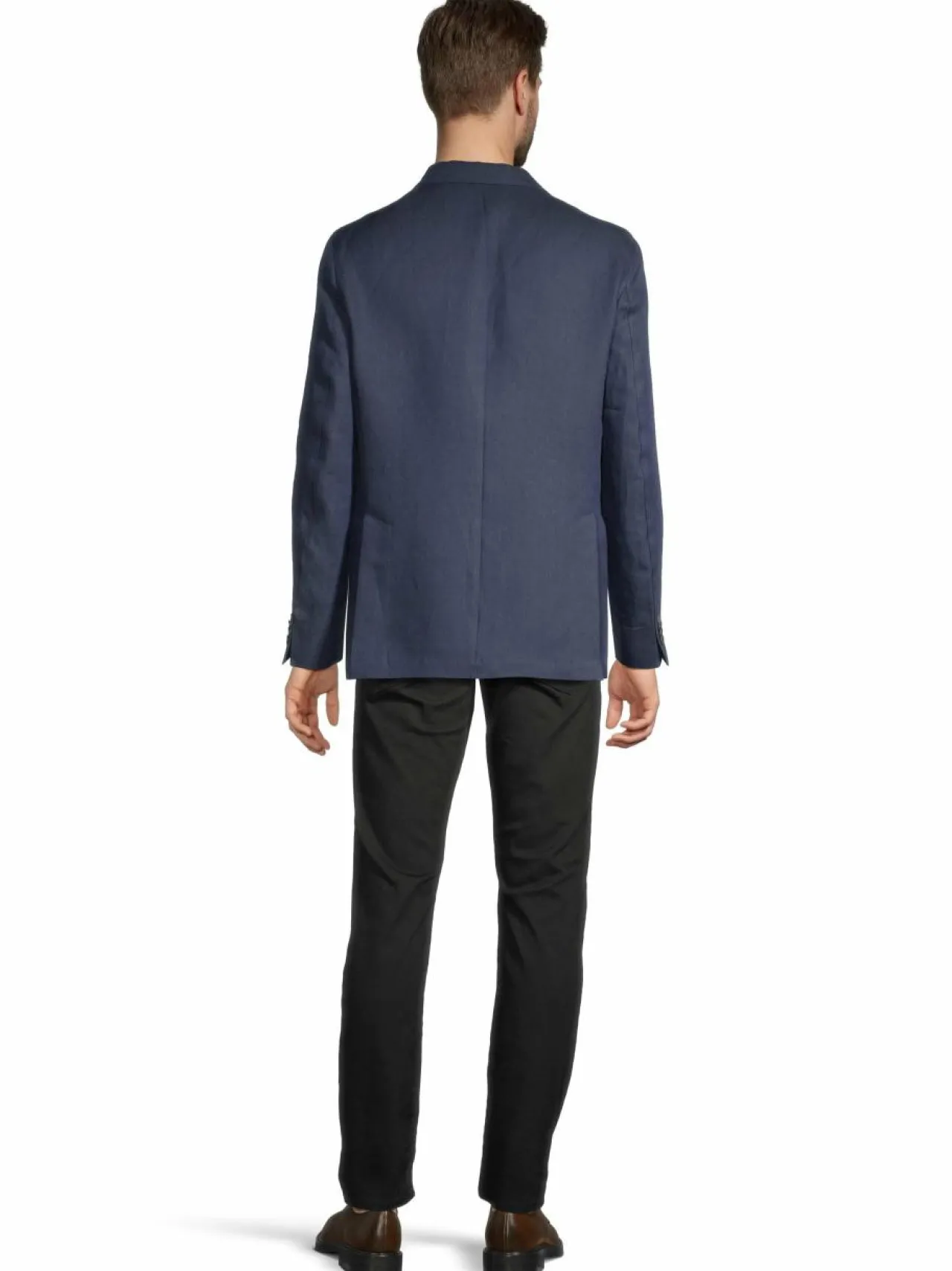 Bleiserit<Oscar Jacobson Ferry Soft -pellavableiseri 210 NAVY