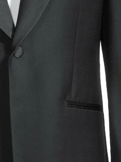 Bleiserit<Oscar Jacobson Figaro-smokkibleiseri 310 BLACK