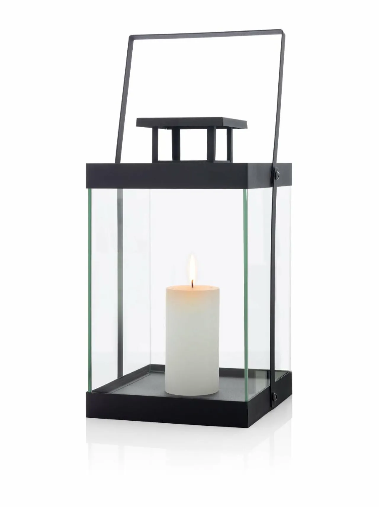 Puutarhavalaisimet & Lyhdyt<Blomus Finca M -lyhty 36,5 x 21,5 cm BLACK