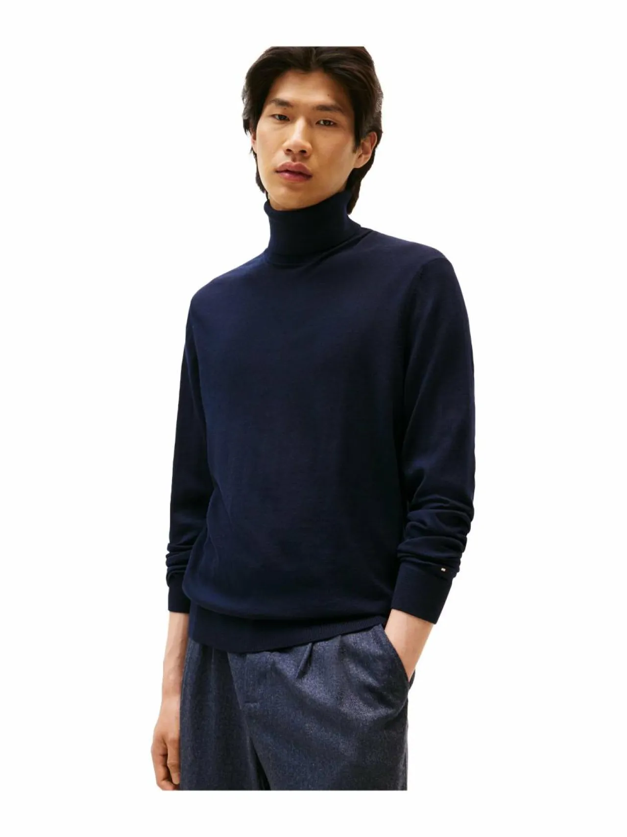 Tommy Hilfiger Fine Merino Roll Neck -neule^ Neuleet