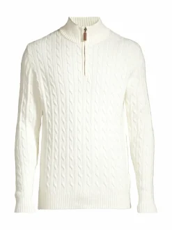 Neuleet<Cap Horn Finley-palmikkoneule SOFT WHITE 1W002