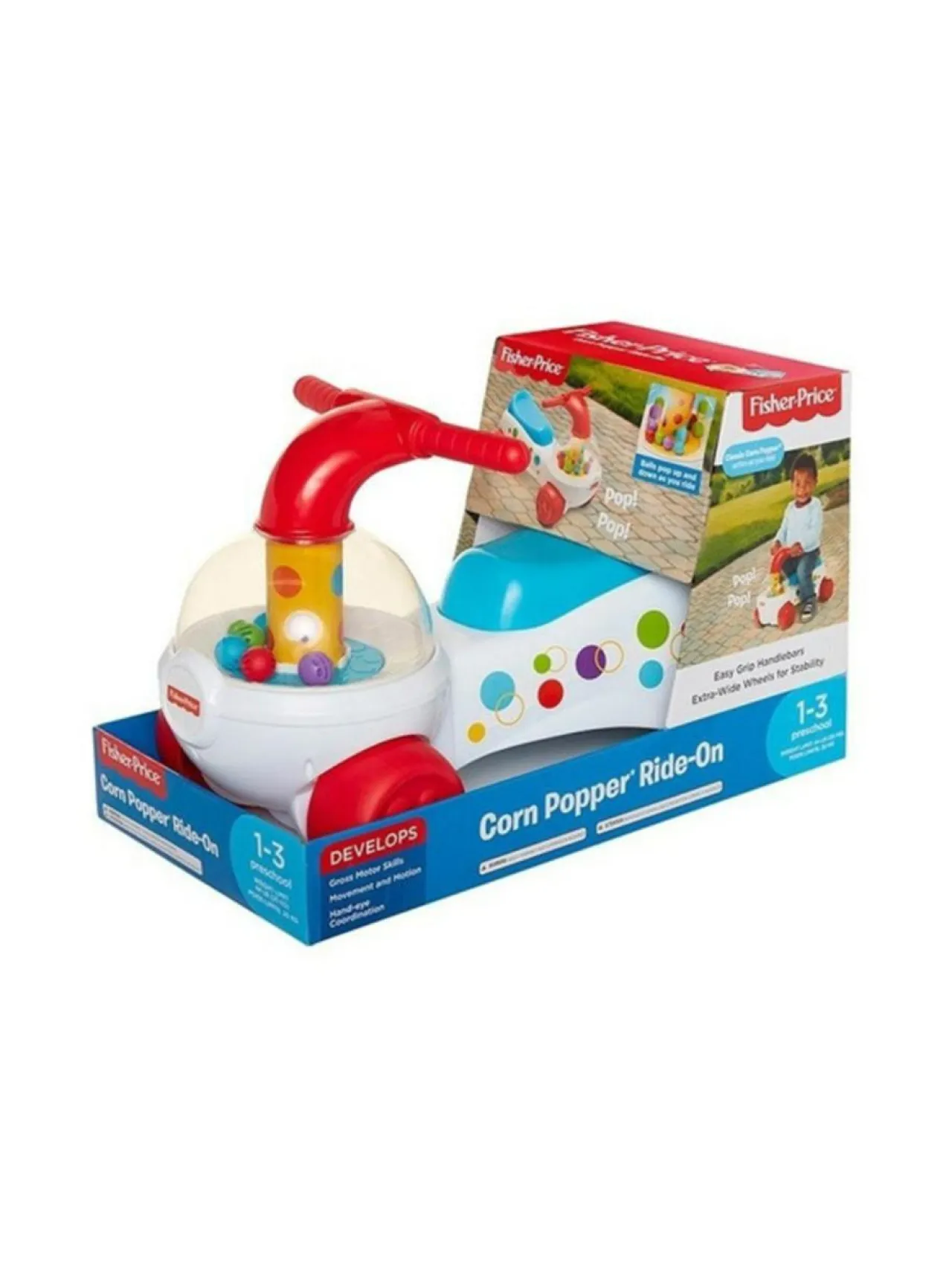 Vauvat & Taaperot<FISHER-PRICE Corn Popper- potkuauto