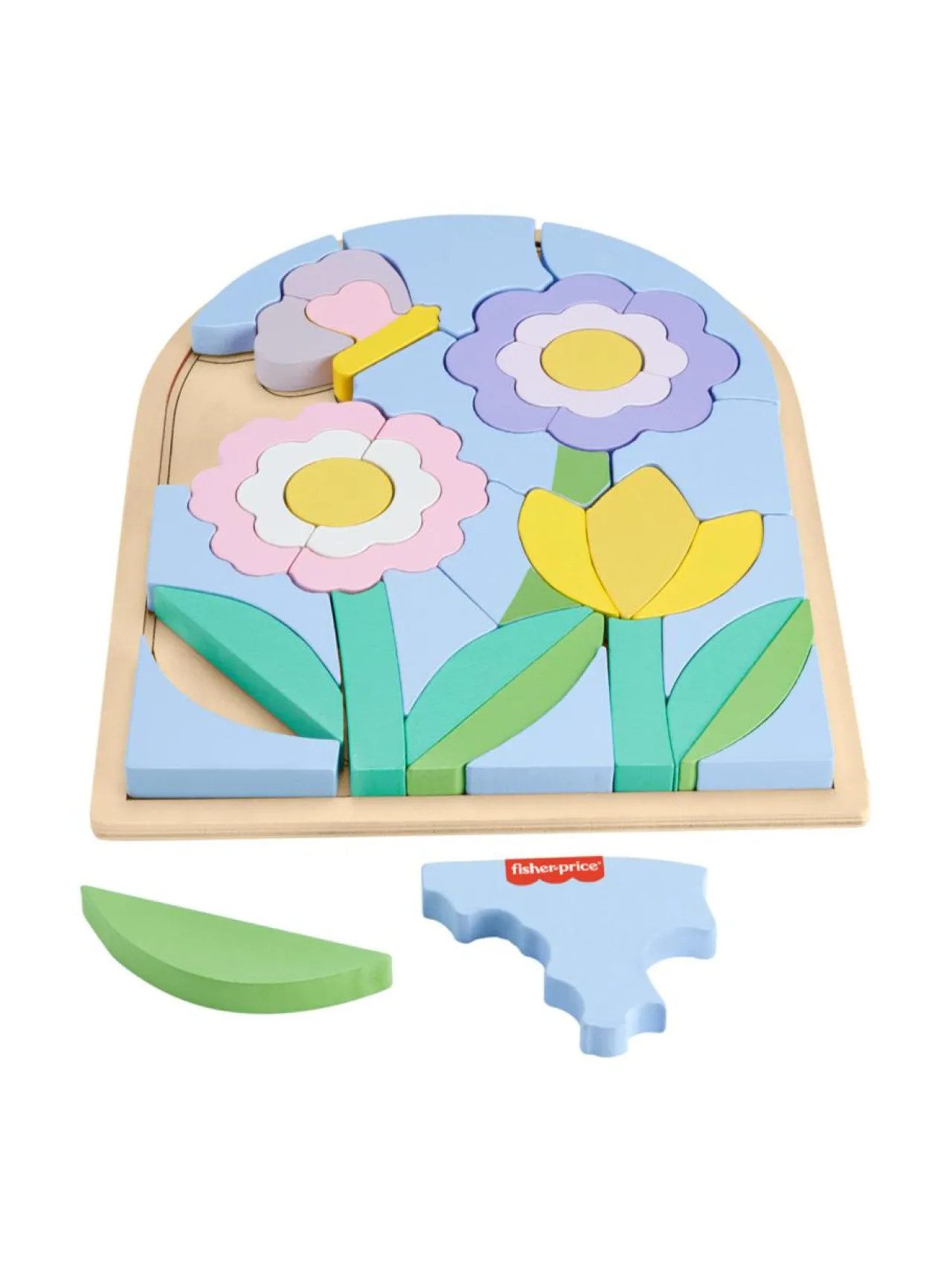 Pelit<FISHER-PRICE n puinen kukkapalapeli