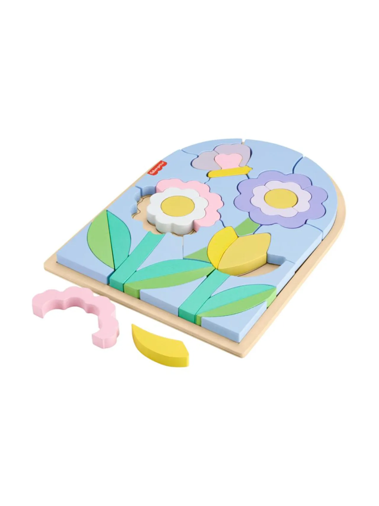 Pelit<FISHER-PRICE n puinen kukkapalapeli
