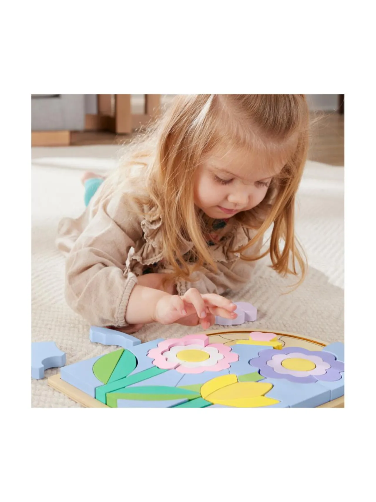 Pelit<FISHER-PRICE n puinen kukkapalapeli