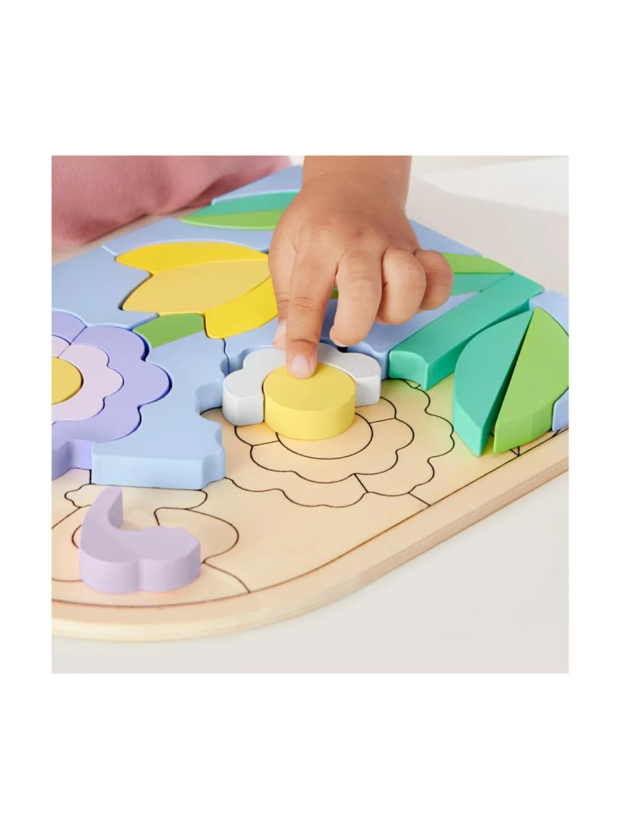 Pelit<FISHER-PRICE n puinen kukkapalapeli