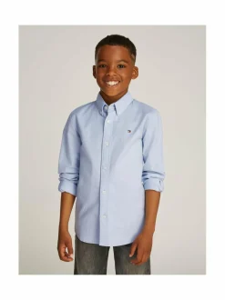Paidat|Paidat<Tommy Hilfiger Flag Oxford -paita C1O BREEZY BLUE