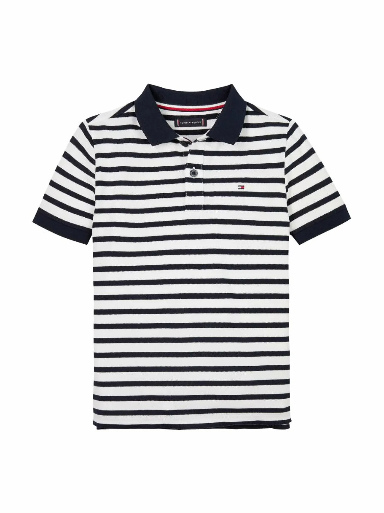 T-Paidat<Tommy Hilfiger Flag Polo -pikeepaita 0A4 DARK NIGHT NAVY STRIPE