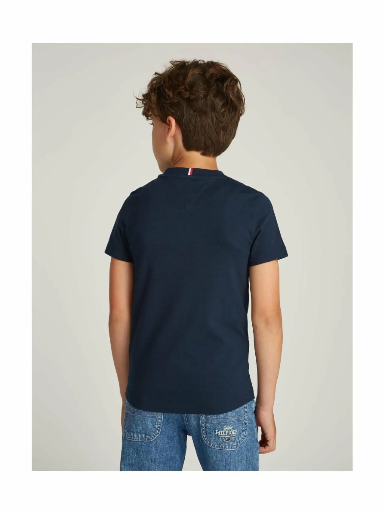 Tommy Hilfiger Flag Rib Insert -paita^ T-Paidat|T-Paidat