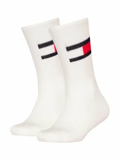 Sukat & Sukkahousut<Tommy Hilfiger Flag-sukat 2-pack 002 BLACK
