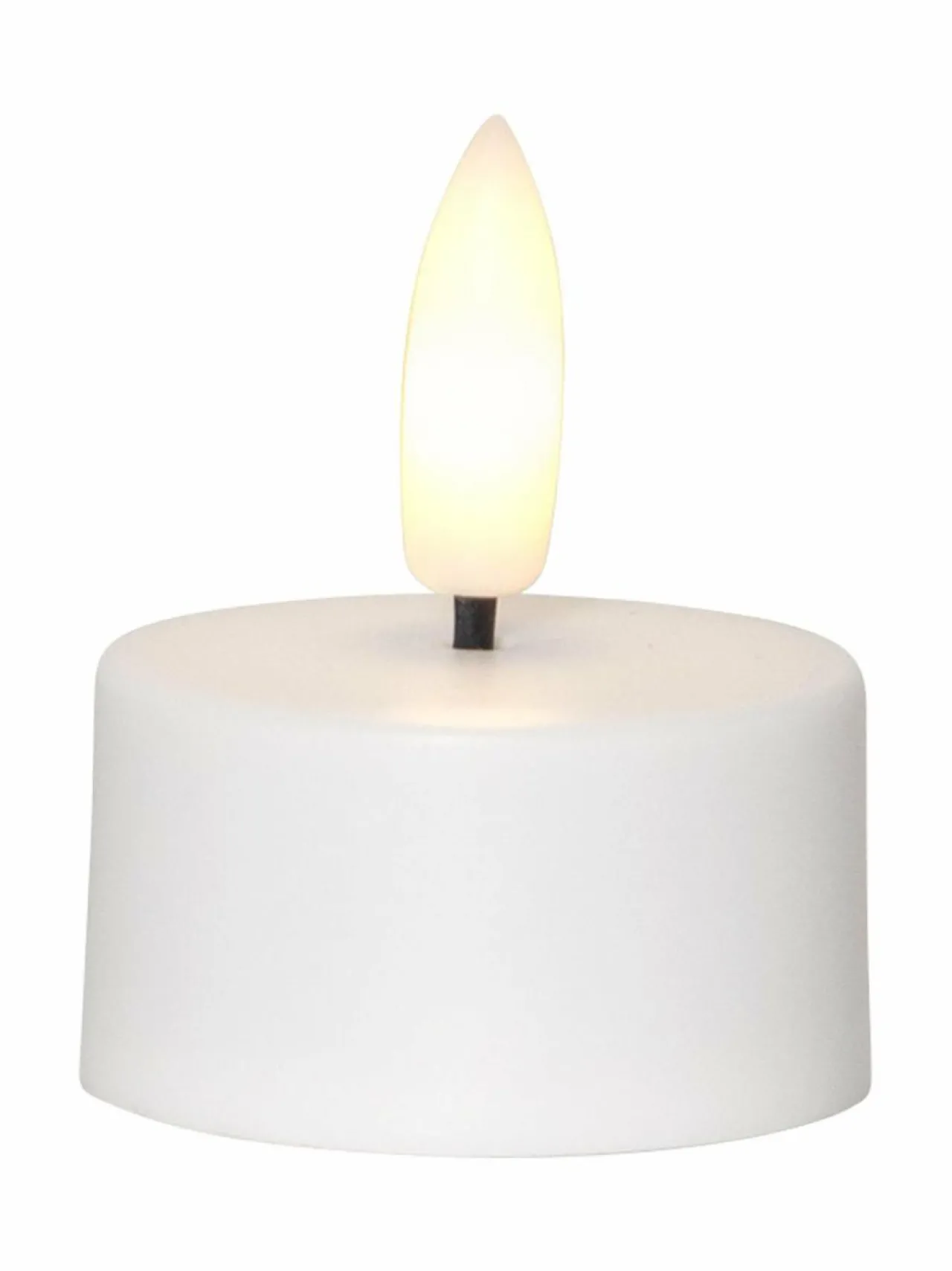 Jouluvalot<Star Trading Flamme Charge LED -tuikkukynttilät 6 kpl WHITE