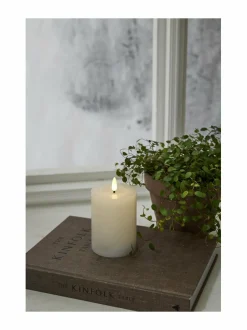 Jouluvalot<Star Trading Flamme Flow LED -kynttilä 7,5 x 7,5 x 12,5 cm VALKOINEN