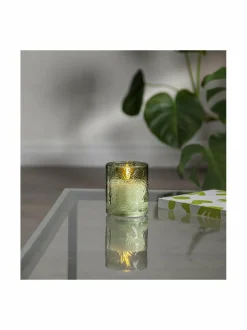 Jouluvalot<Star Trading Flamme Leaf LED -kynttilä 8,5 x 8,5 x 10 cm VIHREÄ