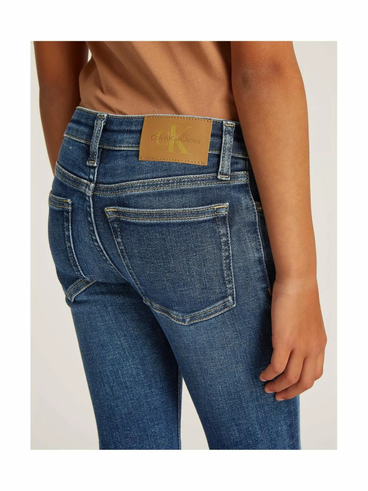 Calvin Klein Kids Flare Visual Denim -farkut^ Farkut