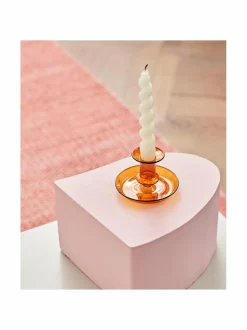 Kynttilät & Lyhdyt<HAY Flare-kynttilänjalka 11 x 7.5 cm AMBER