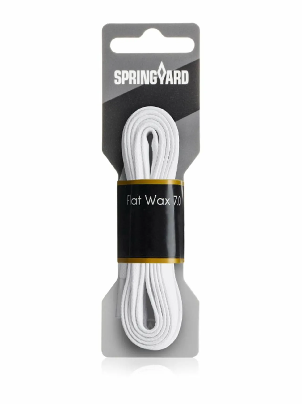 Tarvikkeet|Tarvikkeet<Springyard Flat Wax 7.0 -kengännauhat WHITE