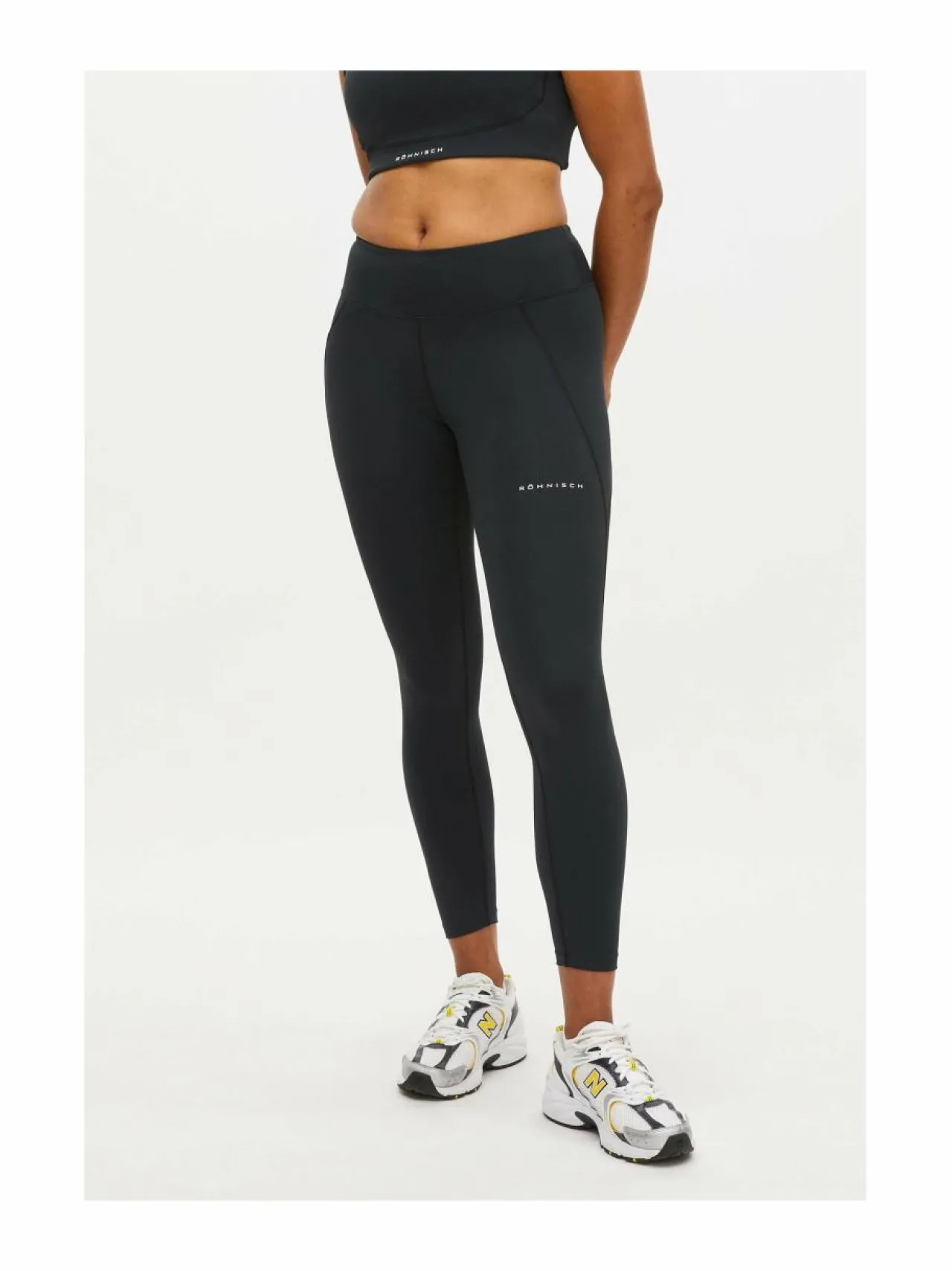 Urheiluhousut & Treenitrikoot<Röhnisch Flattering Regular Waist -treenitrikoot 0001 BLACK