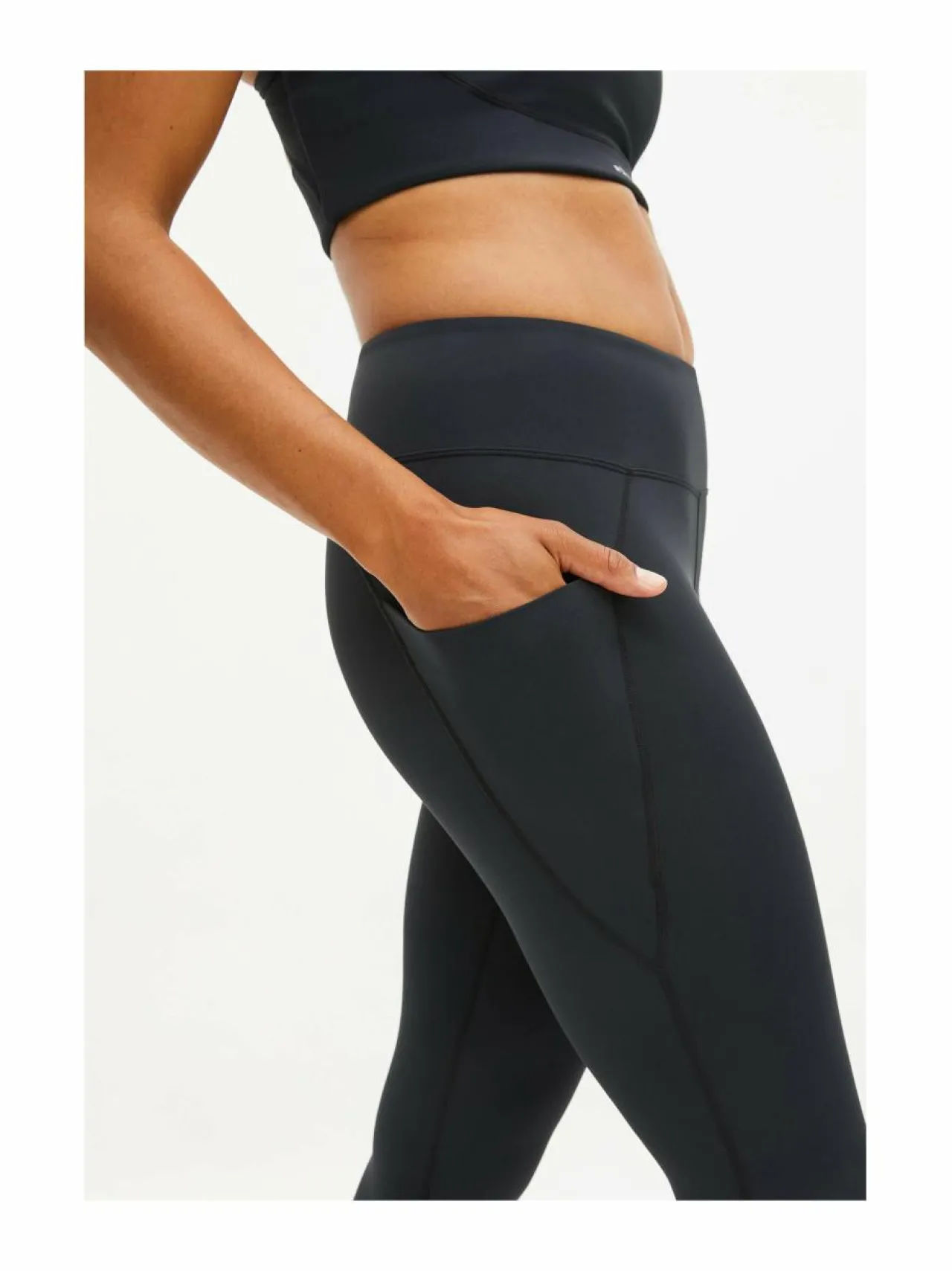 Urheiluhousut & Treenitrikoot<Röhnisch Flattering Regular Waist -treenitrikoot 0001 BLACK