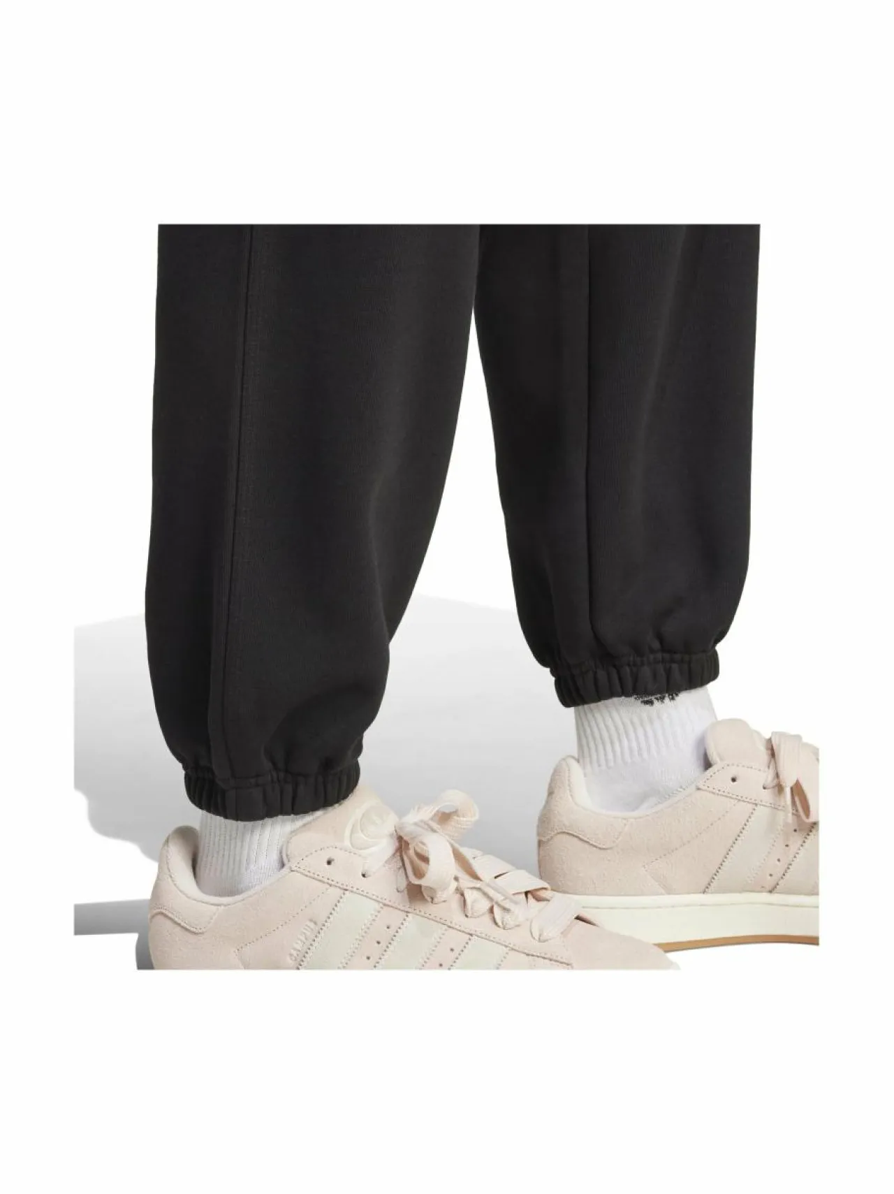 Urheiluhousut & Treenitrikoot<adidas Originals Fleece Loose -joggerit IY9637 BLACK