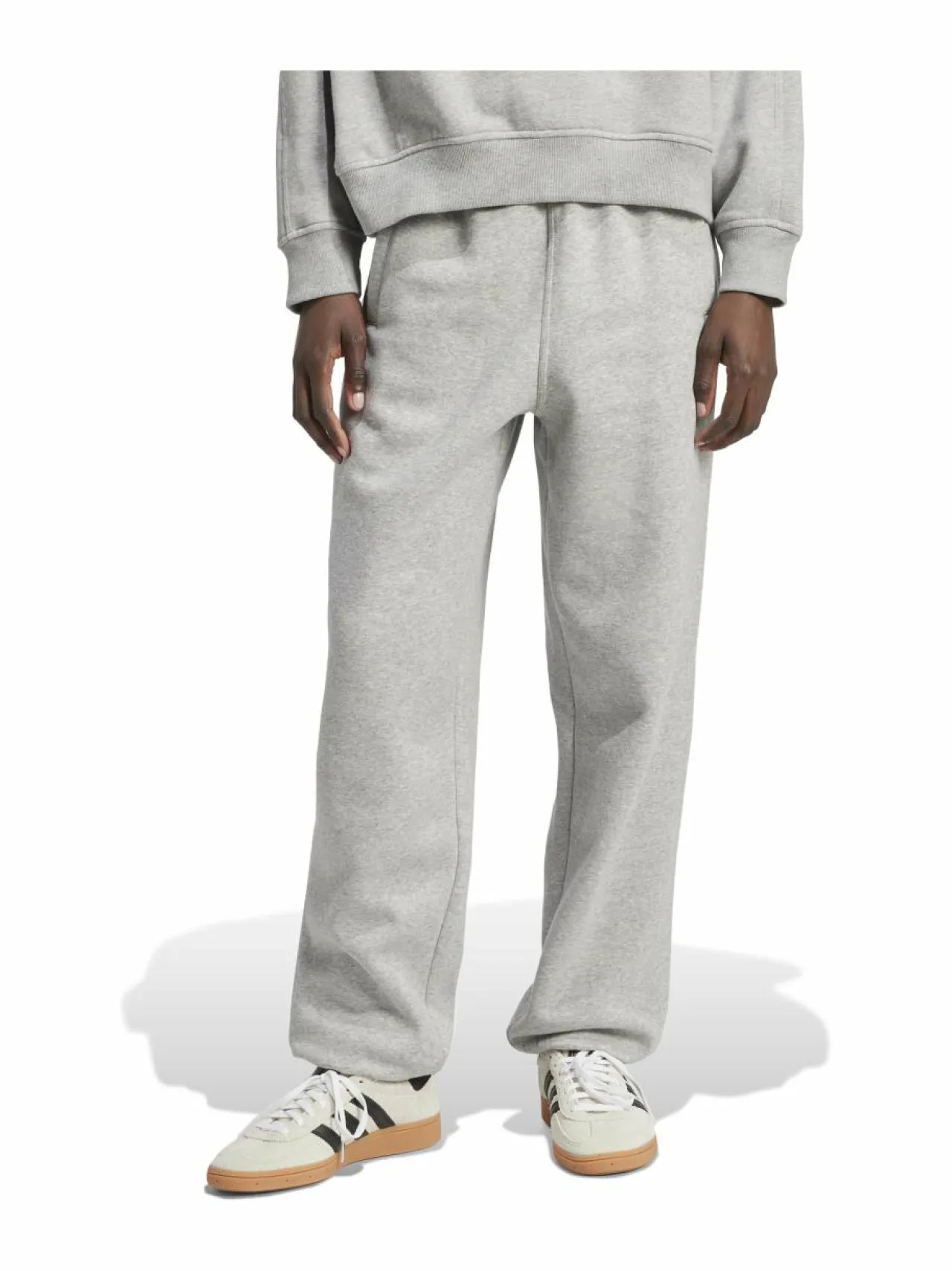 Urheiluhousut & Treenitrikoot<adidas Originals Fleece Loose -joggerit IY9638 MGREYH