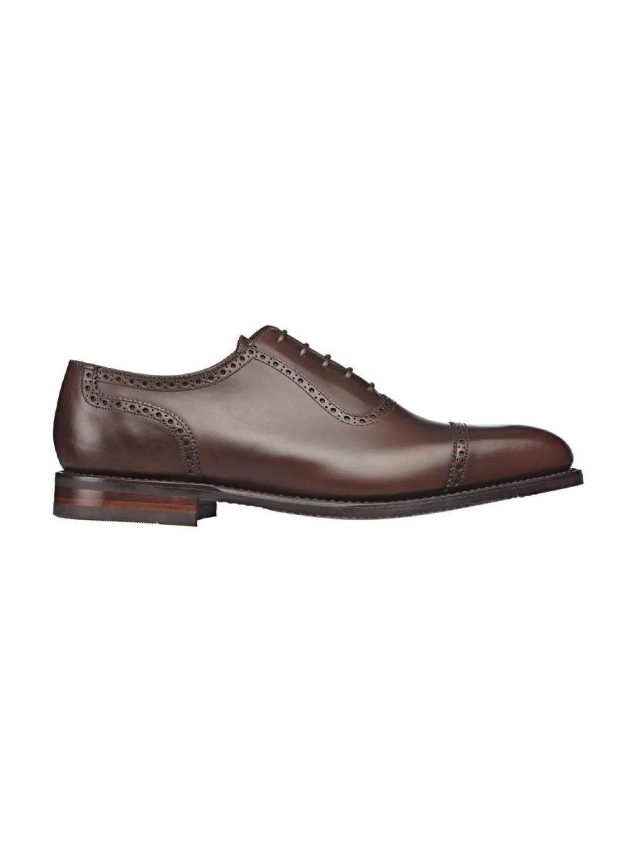 Kävelykengät & Loaferit<Loake Fleet Brogue Oxford -nahkakengät DARK BROWN (TUMMANRUSKEA)