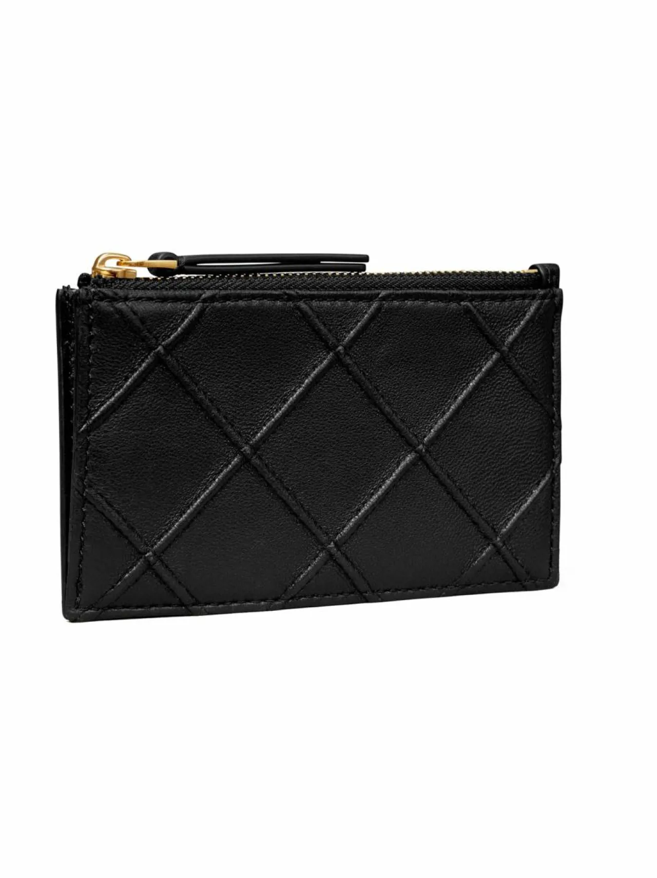 Lompakot & Kotelot<Tory Burch Fleming Soft Zip -korttilompakko BLACK