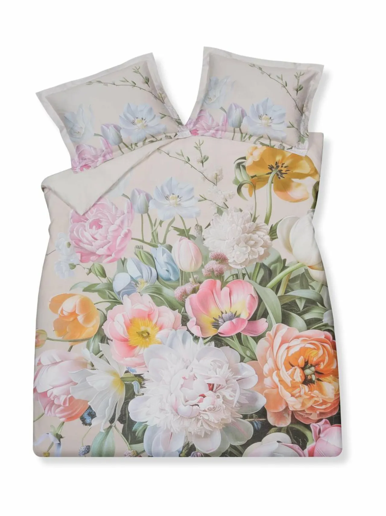 Liinavaatteet<Vandyck Fleur Festive -pussilakanasetti 189 CREAM TAN