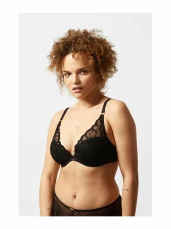 Alusvaatteet & -Asut<Chantelle Fleurs Plunge -t-paitarintaliivit 11 BLACK