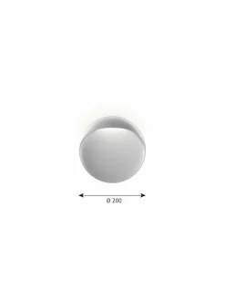 Seinävalaisimet<Louis Poulsen Flindt-seinävalaisin 20 cm ALUMINIUM