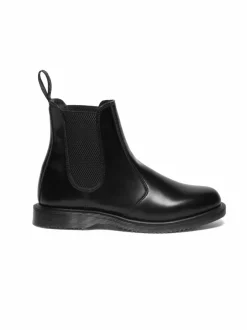 Nilkkurit<Dr. Martens Flora Chelsea -nahkanilkkurit BLACK